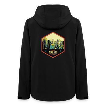 Skyline Éclatant : Makati, Manille, Philippines - Veste softshell femme recyclée Stanley/Stella - noir - Dos - AI Model Female 172 light (172cm)