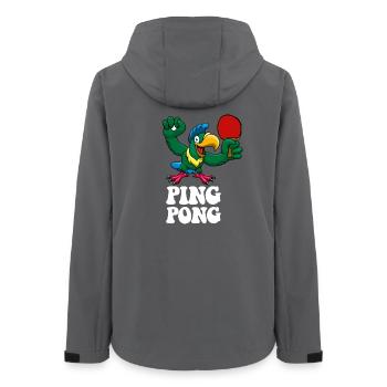 Ping Pong Champion Design Tennis de table et - Veste softshell femme recyclée Stanley/Stella - charbon - Dos - AI Model Female 172 light (172cm)