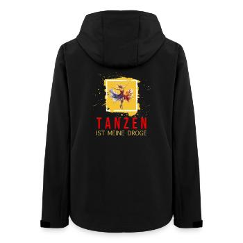 Tanzen ist meine Droge - Frauen Recycelte Softshelljacke von Stanley/Stella - Schwarz - Hinten - AI Model Female 172 light (172cm)