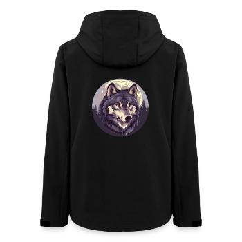 Sang de loup - Veste softshell femme recyclée Stanley/Stella - noir - Dos - AI Model Female 172 light (172cm)