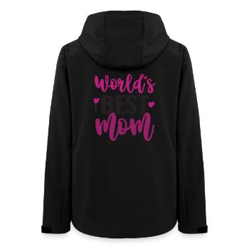 Die beste Mutter der Welt - Frauen Recycelte Softshelljacke von Stanley/Stella - Schwarz - Hinten - AI Model Female 172 light (172cm)