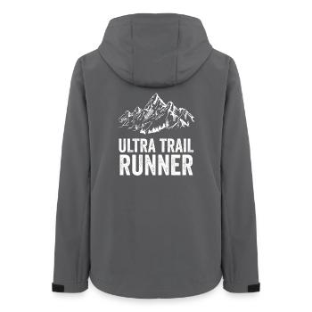 Coureur d’ultra trail - Veste softshell femme recyclée Stanley/Stella - charbon - Dos - AI Model Female 172 light (172cm)