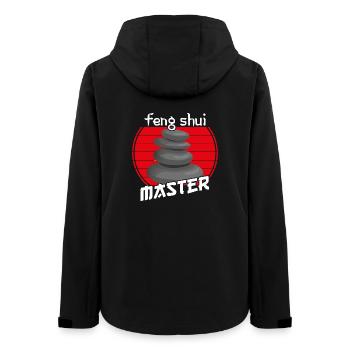 Feng Shui Master - Frauen Recycelte Softshelljacke von Stanley/Stella - Schwarz - Hinten - AI Model Female 172 light (172cm)