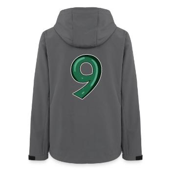 Figure 9 - Women’s Recycled Softshell Jacket by Stanley/Stella - anthracite - Back - AI Model Female 172 light (172cm)