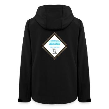 I can't - Women’s Recycled Softshell Jacket by Stanley/Stella - black - Back - AI Model Female 172 light (172cm)
