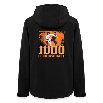 Judo Leidenschaft - Frauen Recycelte Softshelljacke von Stanley/Stella - Schwarz - Hinten - AI Model Female 172 light (172cm)