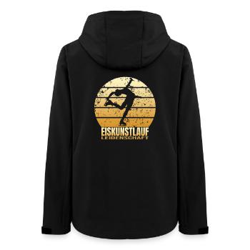 Eiskunstlauf Leidenschaft - Frauen Recycelte Softshelljacke von Stanley/Stella - Schwarz - Hinten - AI Model Female 172 light (172cm)