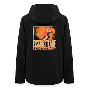 Eiskunstlauf Leidenschaft - Frauen Recycelte Softshelljacke von Stanley/Stella - Schwarz - Hinten - AI Model Female 172 light (172cm)