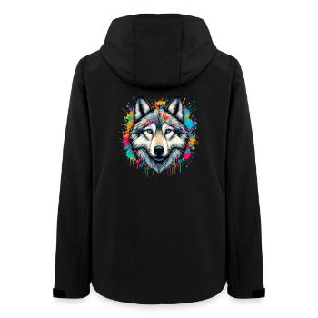 Loup - Veste softshell femme recyclée Stanley/Stella - noir - Dos - AI Model Female 172 light (172cm)