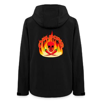 Roi du Chili - Veste softshell femme recyclée Stanley/Stella - noir - Dos - AI Model Female 172 light (172cm)