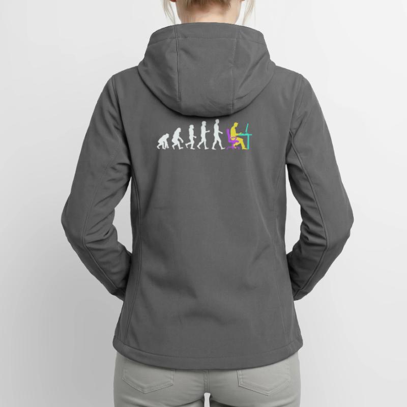 Développeur Evolution Computergeek Open Source Veste softshell femme recyclée Stanley/Stella