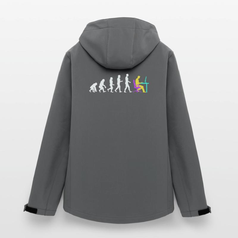 Développeur Evolution Computergeek Open Source Veste softshell femme recyclée Stanley/Stella