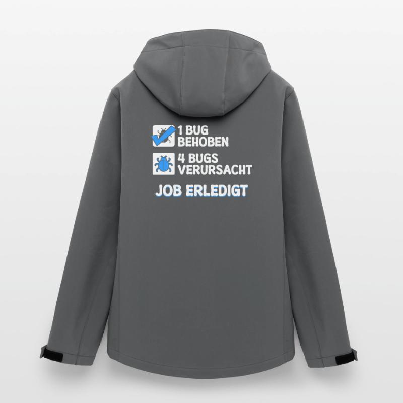 Développeur Coden skripting bugs debug correction de bugs Veste softshell femme recyclée Stanley/Stella