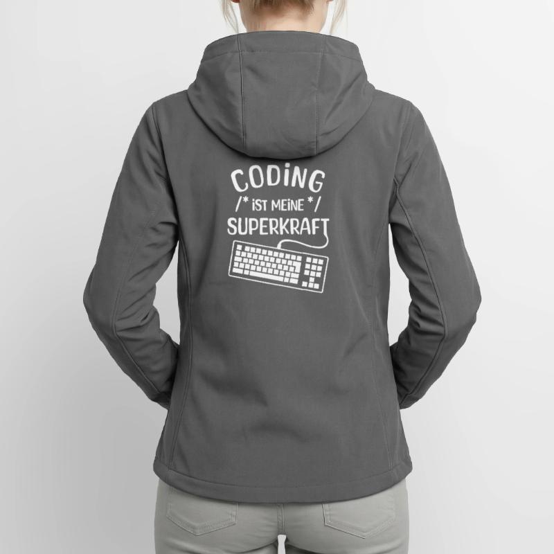 Code Skripting Statement Computerfreak Developer Frauen Recycelte Softshelljacke von Stanley/Stella