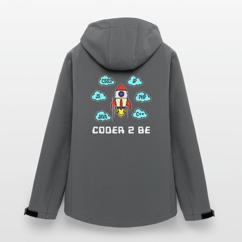 Déclaration du développeur Css Php Java C++ Programmeur Veste softshell femme recyclée Stanley/Stella