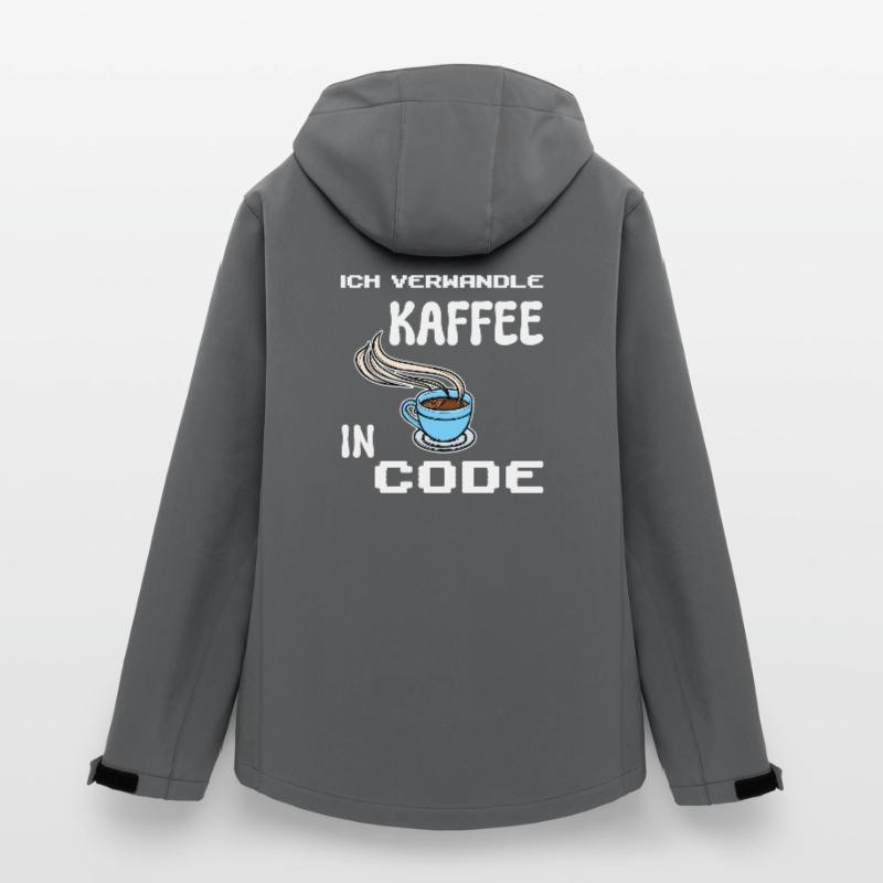 Developer Computergeek Statement Coding Scripting Women’s Recycled Softshell Jacket by Stanley/Stella