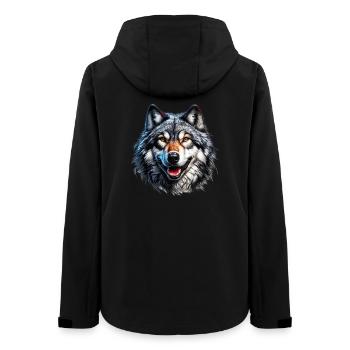 Loup - Veste softshell femme recyclée Stanley/Stella - noir - Dos - AI Model Female 172 light (172cm)
