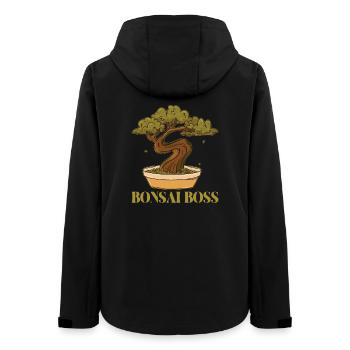 Bonsai Bosss - Frauen Recycelte Softshelljacke von Stanley/Stella - Schwarz - Hinten - AI Model Female 172 light (172cm)