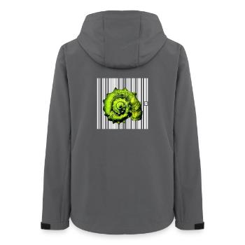 SPOT - TOURISTE - Veste softshell femme recyclée Stanley/Stella - charbon - Dos - AI Model Female 172 light (172cm)