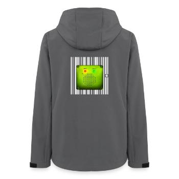 SPOT - PASSIF - Veste softshell femme recyclée Stanley/Stella - charbon - Dos - AI Model Female 172 light (172cm)