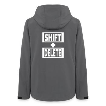 style de vie du clavier SHIFT+DELETE - Veste softshell femme recyclée Stanley/Stella - charbon - Dos - AI Model Female 172 light (172cm)