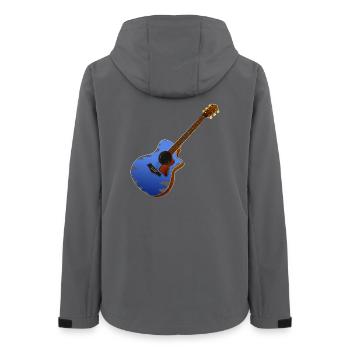 Musicien guitare - Veste softshell femme recyclée Stanley/Stella - charbon - Dos - AI Model Female 172 light (172cm)