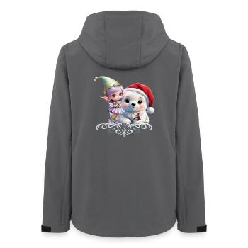 Des amis dans un monde fantastique - Veste softshell femme recyclée Stanley/Stella - charbon - Dos - AI Model Female 172 light (172cm)