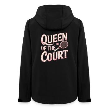 Queen of the Court Tennis - Frauen Recycelte Softshelljacke von Stanley/Stella - Schwarz - Hinten - AI Model Female 172 light (172cm)