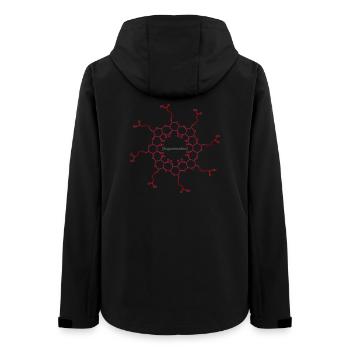 Sugammadex - Women’s Recycled Softshell Jacket by Stanley/Stella - black - Back - AI Model Female 172 light (172cm)