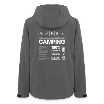 Camping en plein air - Veste softshell femme recyclée Stanley/Stella - charbon - Dos - AI Model Female 172 light (172cm)
