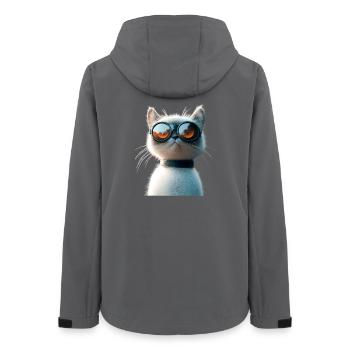 Ragdoll Katze Ragdollkatze Cat Süße Ragdoll Katzen - Frauen Recycelte Softshelljacke von Stanley/Stella - Anthrazit - Hinten - AI Model Female 172 light (172cm)