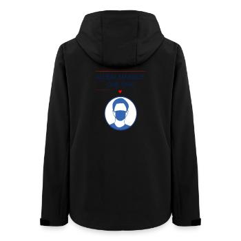 Au bal masqué - Veste softshell femme recyclée Stanley/Stella - noir - Dos - AI Model Female 172 light (172cm)