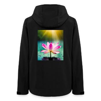 Lotus - Veste softshell femme recyclée Stanley/Stella - noir - Dos - AI Model Female 172 light (172cm)