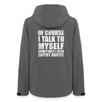Cool quote - Women’s Recycled Softshell Jacket by Stanley/Stella - anthracite - Back - AI Model Female 172 light (172cm)