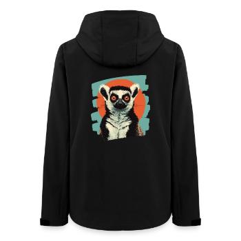 Lemur - Women’s Recycled Softshell Jacket by Stanley/Stella - black - Back - AI Model Female 172 light (172cm)