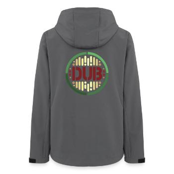 dub - Veste softshell femme recyclée Stanley/Stella - charbon - Dos - AI Model Female 172 light (172cm)