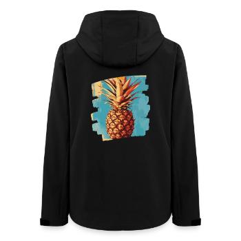 Pineapple - Women’s Recycled Softshell Jacket by Stanley/Stella - black - Back - AI Model Female 172 light (172cm)