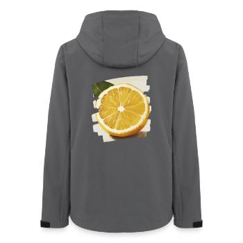 Citron - Veste softshell femme recyclée Stanley/Stella - charbon - Dos - AI Model Female 172 light (172cm)