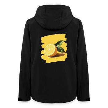 Lemon - Women’s Recycled Softshell Jacket by Stanley/Stella - black - Back - AI Model Female 172 light (172cm)