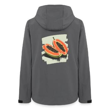 Papaye - Veste softshell femme recyclée Stanley/Stella - charbon - Dos - AI Model Female 172 light (172cm)