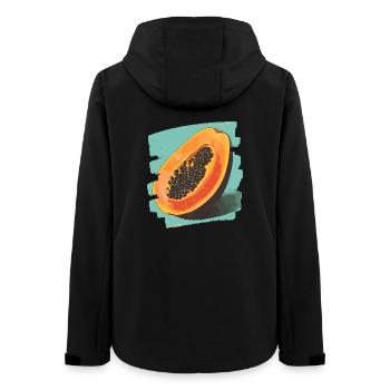 Papaya - Frauen Recycelte Softshelljacke von Stanley/Stella - Schwarz - Hinten - AI Model Female 172 light (172cm)