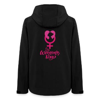 Journée internationale de la femme - Veste softshell femme recyclée Stanley/Stella - noir - Dos - AI Model Female 172 light (172cm)