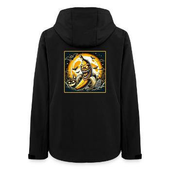 Banane d’Halloween effrayante - Veste softshell femme recyclée Stanley/Stella - noir - Dos - AI Model Female 172 light (172cm)