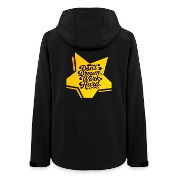 Ne rêvez pas, travaillez dur - Veste softshell femme recyclée Stanley/Stella - noir - Dos - AI Model Female 172 light (172cm)