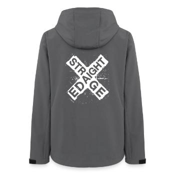 Lettrage à bord droit pour une durée de vie de coupe-bordure droit - Veste softshell femme recyclée Stanley/Stella - charbon - Dos - AI Model Female 172 light (172cm)