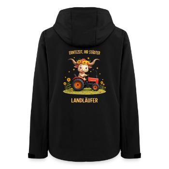 Harvest Time Landläufer - Veste softshell femme recyclée Stanley/Stella - noir - Dos - AI Model Female 172 light (172cm)