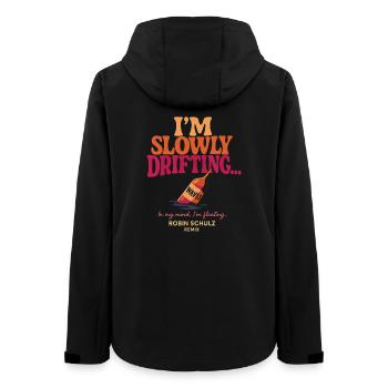 Waves - I'm Slowly Drifting Away Robin Schulz - Frauen Recycelte Softshelljacke von Stanley/Stella - Schwarz - Hinten - AI Model Female 172 light (172cm)