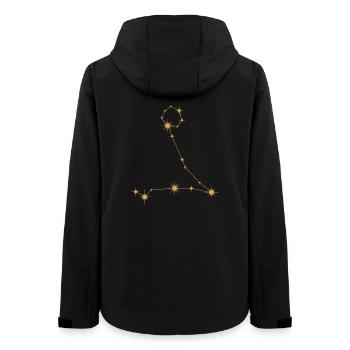 Étoile Constellation Poissons Signe de naissance Doré - Veste softshell femme recyclée Stanley/Stella - noir - Dos - AI Model Female 172 light (172cm)