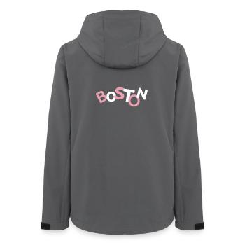 Boston Kochschürze - Frauen Recycelte Softshelljacke von Stanley/Stella - Anthrazit - Hinten - AI Model Female 172 light (172cm)