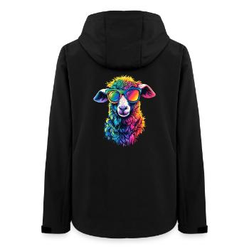 Mouton Agneau Mouton Mouton domestique Berger Mouton doux - Veste softshell femme recyclée Stanley/Stella - noir - Dos - AI Model Female 172 light (172cm)
